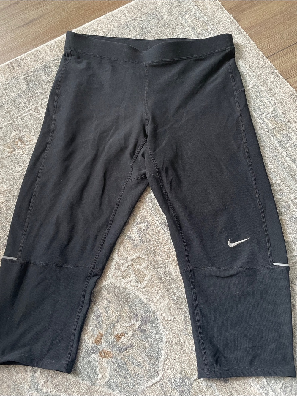 Nike Dri-Fit Running Capri Leggings black size Medium